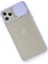 Iphone 11 Pro Max Kılıf Palm Buzlu Kamera Sürgülü Silikon - Lila 3