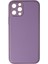 Iphone 12 Pro Kılıf Coco Deri Silikon Kapak - Lila 1