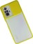 Xiaomi Redmi Note 10 Pro Kılıf Palm Buzlu Kamera Sürgülü Silikon - Sarı 2