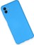 Samsung Galaxy A04 Kılıf Nano Içi Kadife Silikon - Mavi 3