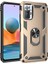Xiaomi Redmi Note 10 Pro Kılıf Sofya Yüzüklü Silikon Kapak - Gold 1