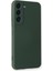 Samsung Galaxy S23 Plus Kılıf Nano Içi Kadife Silikon - Koyu Yeşil 2