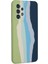 Samsung Galaxy A53 5g Kılıf Ebruli Lansman Silikon - Yeşil-Koyu Yeşil 3
