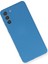 Samsung Galaxy S21 Plus Kılıf Nano Içi Kadife Silikon - Mavi 3