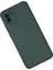 Samsung Galaxy A03 Kılıf Nano Içi Kadife Silikon - Koyu Yeşil 3