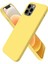 Iphone 12 Pro Kılıf First Silikon - Sarı 1