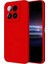 Xiaomi Mi 14T Pro Kılıf Nano Içi Kadife Silikon - Kırmızı 1