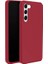 Samsung Galaxy S24 Plus Kılıf First Silikon - Kırmızı 1