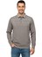 Erkek Gömlek Yaka Jakarlı Regular Fit Sweatshirt BGL-ST04958 1