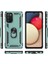 Samsung Galaxy A02S Kılıf Sofya Yüzüklü Silikon Kapak - Yeşil 3