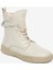 Kadın Ekru Hakiki Deri Sneaker Bot 4K2SB30900 7