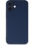 Iphone 16 Plus Kılıf First Silikon - Lacivert 4
