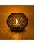 Dekoratif Tealight Mumluk – Geometrik Desenli Gölge Efektli Tasarım 3