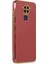 Xiaomi Redmi Note 9 Kılıf Volet Silikon - Kırmızı 2