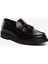 Erkek Bordo Hakiki Deri Loafer Ayakkabı 5K1UA64729 2