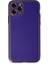 Iphone 11 Pro Kılıf Coco Deri Silikon Kapak - Mor 1