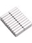 50 Adet 20X10X5 mm Neodyum Magnet N35 Güçlü Mıknatıs Köşeli ve Dayanıklı Nikel Kaplama 3