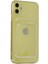 Iphone 11 Kılıf Kart Şeffaf Silikon - Şeffaf 3