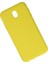 Samsung Galaxy J7 Pro / J730 Kılıf Nano Içi Kadife Silikon - Sarı 2