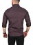 Erkek Mürdüm Slim Fit Pamuklu Cepli Kot Gömlek Çıtçıtlı Uzun Kollu Spor Gömlek 2502503 5