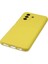 Huawei Nova Y70 Kılıf Nano Içi Kadife Silikon - Sarı 4