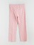 Peak Yeni Sezon Beli Lastikli Desenli Kadın Pijama Altı 6