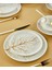 ✨ Şık Gold Dallar Desenli 6 Kişilik Seramik Yemek Takımı – 24 Parça 3