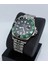 Gmt Master Model Jubile Kordon Yeşil Siyah Sprite Renk Bezel 904L Çelik, Vidalı Tepe 5 Atm Su Geçirmez Erkek Saat 1