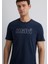 Mavi Logo Baskılı Lacivert Tişört 065781-28417 11