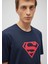 Superman Baskılı Lacivert Tişört 0610754-70490 12