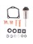 Başlangıç Solenoid Onarımı Yeniden Oluşturma Kit Kontakları Toyota Subaru Için Uygun Parçalar 228000-6660 228000-6662 228000-6663 (Yurt Dışından) 2
