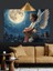 Ay Işığı Altında Kanatlı Çocuk Dekoratif Kanvas - Mdf Ahşap Tablo 2