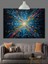 Soyut Parçacıklar Evren ve Formüller Dekoratif Kanvas - Mdf Ahşap Tablo 4