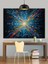 Soyut Parçacıklar Evren ve Formüller Dekoratif Kanvas - Mdf Ahşap Tablo 5