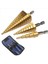 6pc Hss Adım Koni Konik Matkap Bit Set Delik Kesici Metriği 4-12/20/32MM 1/4 Inç Titanyum Kaplamalı Metal Alek Bitler (Yurt Dışından) 3