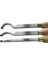 3pcs Mini Çelik Ahşap Torna Turnama Araçları Seti -Detaylı Bitirici Hollow &amp Wood Tutma Torna Araçları Odun Turnu (Yurt Dışından) 3