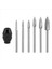 7pc Ahşap Oyma Araçları 1/8inch Shank Hss Gravür Matkap Aracı Ahşap El Sanatları Aksesuarları 4486 Dremel Aracı Için Chuck ile (Yurt Dışından) 1