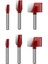 6pcs Temizleme Alt Yönlendirici Bit Seti 6mm Shank Çift Flüt Karbür Kesici Düz Gömme Tahta Yüzey Planlama Aracı (Yurt Dışından) 1