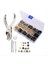 120 Set Snap Darlatıcı Kiti Deri 6 Renkli Metal Pres Saplama Araçları (Yurt Dışından) 1