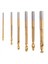 6 Paket Titanyum Kaplamalı Hss Twist Bits 3-8mm Tutuklu Yan Kesim Bitleri Plastik Metal Ahşap Delikler Için Ağaç Işleme Araçları (Yurt Dışından) 1