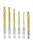 6pcs Titanyum Kaplamalı Hss Twist Matkap Bitler 3-8mm Hex Shank Tutuklu Kesme Matkap Bitsi Spiral Testere Matkap Bit (Yurt Dışından) 1