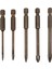 5 Pcs Verimli Evrensel Sondaj Aracı Çok Fonksiyonlu Üçlü Kısaltılmış Çapraz Alaşım Matkap Bit Seti (3/4/5/6/8mm) (Yurt Dışından) 1