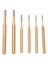 6pcs 3-8mm Silindirik Punch Kesme Alaşım Çelik Çelik Yuvarlak Head Center Punch Kesme Perküsyon Yumruk Iğne El Aletleri (Yurt Dışından) 1