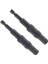 2 Paket Çeviren Bit Uç Tutucu Manyetik Vidalı Matkap Uç 1/4inch Altı Shank Hızlı Değişim Kilitleme Bit Tutucu (Siyah) (Yurt Dışından) 3