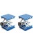 2pcs 4 Inç Alüminyum Alaşım Laboratuvar Jak Makas Asansör Platformu / Katlanabilir Kaldırma Masası Pedi Yükseklik Kontrolü (Yurt Dışından) 1