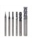 6pcs 4 Flüt Uç Fabrikaları Steels Square Cnc Karbür Freze Kesici Spiral Yönlendirici Bitleri Dia (1 2 3 4 6 8mm) (Yurt Dışından) 1