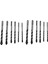 12 Adet Seramik Karo Matkap Bitleri Cam Için Ayarlanmış Duvar Matkap Bitleri 6 6 8 8 10 12MM Boyutunda Tungsten Karbür Ucu (Yurt Dışından) 1