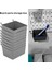 8 Adet Pegboard Kutuları Kit Pegboard Parçaları Depolama Pegboard Aksesuarları Donanım Düzenlemek Için Çalışma Tezgahı Kutuları (Gri) (Yurt Dışından) 2