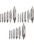 18 Pcs Hss Kombine Merkez Matkaplar Bit Seti Countersink 60 Derece Açısı 5/3/2 5/2/1 5/1 mm (Yurt Dışından) 1