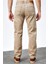 Erkek Bej Regular Fit Likralı Denim Boru Paça Kesim Kot Pantolon Benjamin 6